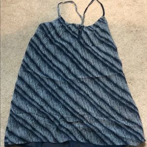 Lucky Brand breezy synthetic lined tank to, size S